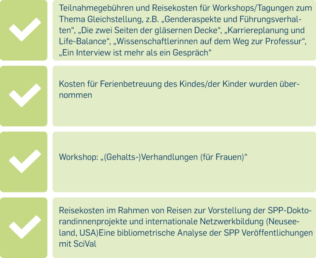 Gleichstellungsmaßnahmen